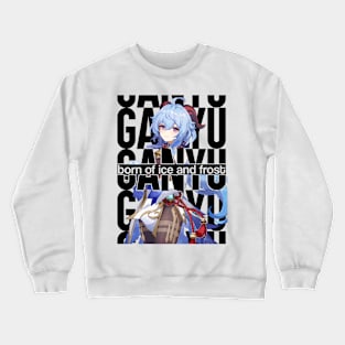 GANYU: born of ice and frost Genshin Impact Crewneck Sweatshirt